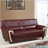 Global Furniture USA 4180 Sofa in Brown/Cappuccino