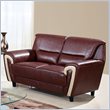 ADD TO YOUR SET: Global Furniture USA 4180 Loveseat in Brown/Cappuccino