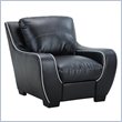 ADD TO YOUR SET: Global Furniture USA 8080 Chair in Black with White Welt