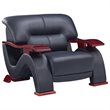 ADD TO YOUR SET: Global Furniture USA 2033 Chair in Black Bonded Leather