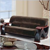 Global Furniture USA 2033 Sofa in Champion Chocolate/Brown PVC