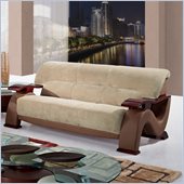Global Furniture USA 2033 Sofa in Champion Froth/Light Brown PVC