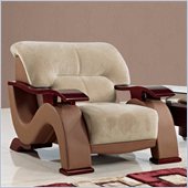 Global Furniture USA 2033 Chair in Champion Froth/Light Brown PVC