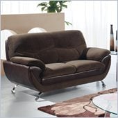 Global Furniture USA 4160 Loveseat in Chocolate