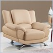 ADD TO YOUR SET: Global Furniture USA 9908 Chair in Cappuccino With Chrome Legs