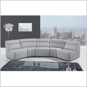 Global Furniture USA 3730 5 Piece Sectional in Grey
