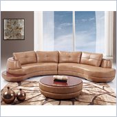 Global Furniture USA 918 2 Piece Sectional in Honey