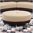 ADD TO YOUR SET: Global Furniture USA A131 Ottoman in Cappuccino and Dark Brown