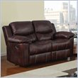 ADD TO YOUR SET: Global Furniture USA 2128 Reclining Loveseat in Brown Microfiber