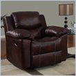 ADD TO YOUR SET: Global Furniture USA 2128 Rocker Recliner Chair in Brown Microfiber