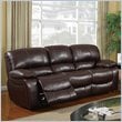 ADD TO YOUR SET: Global Furniture USA 8122 Reclining Sofa in Burgundy Leather