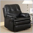 ADD TO YOUR SET: Global Furniture USA 1078 Rocker Recliner Chair in Black Microfiber