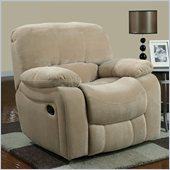 Global Furniture USA 2007 Glider Recliner Chair in Champion Froth