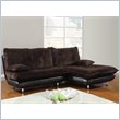 ADD TO YOUR SET: Global Furniture USA 3613 2 Piece Sectional in Champion Chocolate