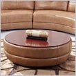ADD TO YOUR SET: Global Furniture USA 918 Cocktail Table Ottoman in Mahogany / Honey