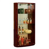 Global Furniture D92 Vertrina Curio Cabinet in Kokuten