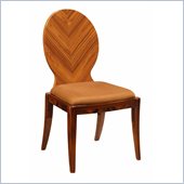 Global Furniture USA D92 Dining Side Chair in Brown and Kokuten