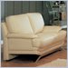 Global Furniture USA Williams Almond Leather Loveseat