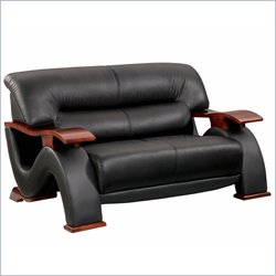 Global Furniture USA Sherman Leather Loveseat