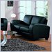 Global Furniture USA Wilson Black Leather Loveseat