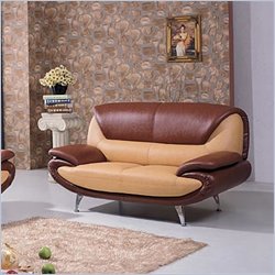 Global Furniture USA Diana Leather Loveseat