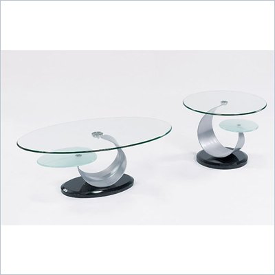 Home Furniture on Global Furniture Usa Juno Glass Top Occasional Coffee Table Set 161c