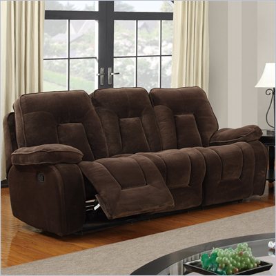 Global Furniture USA 3090 Recliner Sofa in Champion Chocolate