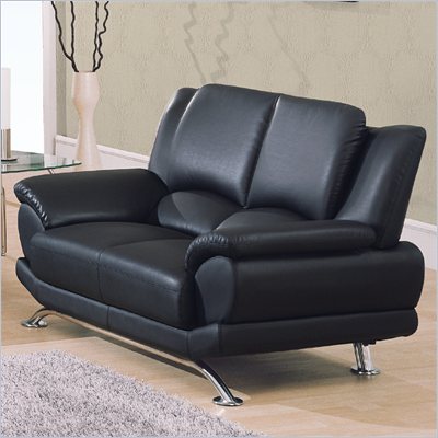 Global Furniture USA 9908 Love Seat in Black