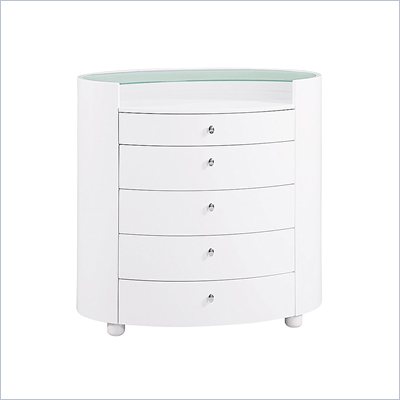 Global Furniture USA Emily Chest in White