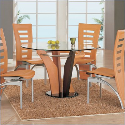 Global Furniture USA Neville 5 Piece Dining Set in Natural