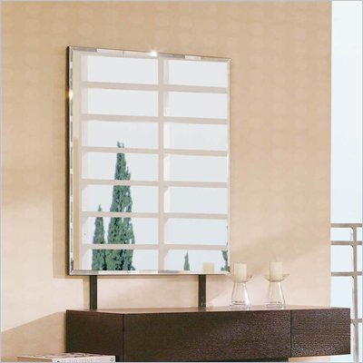 Global Furniture USA Soho Mirror in Wenge