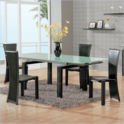 Global Furniture USA Roberta Leather Accent Dining Set