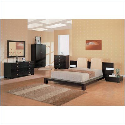 Contemporary Furniture on Not Available Global Furniture Usa Verona Modern Wood Platform Bed 5