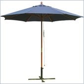 International Concepts 9' Octagonal Market Patio Umbrella in Navy Blue