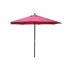 International Concepts 9' Octagonal Market Patio Umbrella in Autumn Red