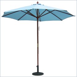 International Concepts 9' Market Umbrella in Mountain Blue