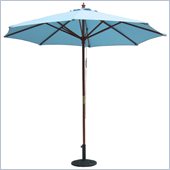 International Concepts 9' Market Umbrella in Mountain Blue