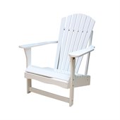 International Concepts Adirondack Chair in White Finish