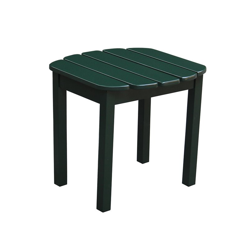 International Concepts Adirondack Sidetable in Hunter Green - WHITEWOOD TRADING COMPANY INC.