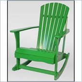 International Concepts Adirondack Porch Rocker in Tropical Green