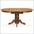 ADD TO YOUR SET: International Concepts Madison Park Single Pedestal Dining Table in Cinnamon/Espresso