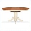 ADD TO YOUR SET: International Concepts Madison Park Single Pedestal Dining Table in Oak / Pearl