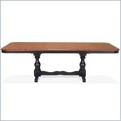 International Concepts Madison Park Casual Dining Table in Black and Cherry Finish