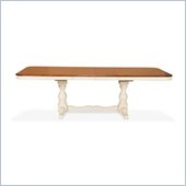 International Concepts Madison Park Casual Dining Table in Oak and Pearl Finish