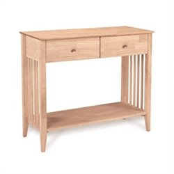 International Concepts Unfinished Wood Mission Styled Console Best Price