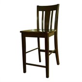 International Concepts San Remo 24 Stool in Rich Mocha