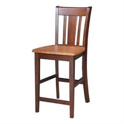 International Concepts San Remo 24 Stool in Cinnamon Espresso