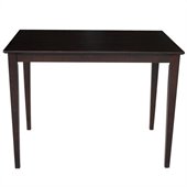 International Concepts Shaker Style Counter Height Gathering Table in Rich Mocha