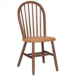 International Concepts Windsor Wood Side Chair in Cinnamon and Espresso Finish