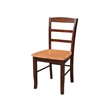International Concepts Madrid Ladderback Chairs in Cinnamon/Espresso (Set of 2)